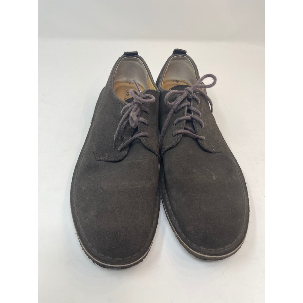Clarks Originals Desert London Men's Size 9.5M Brown Good Suede Crepe Sole Derby